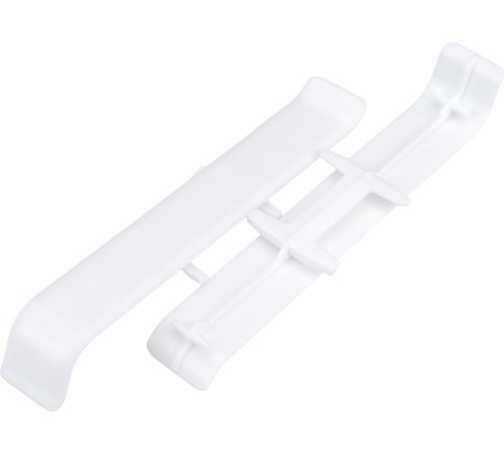 Изображение товара Соединитель для плинтуса DECONIKA (85 мм; 001 Белый; 2 шт.) Д-П85-С-Ф2 001 БЕЛ