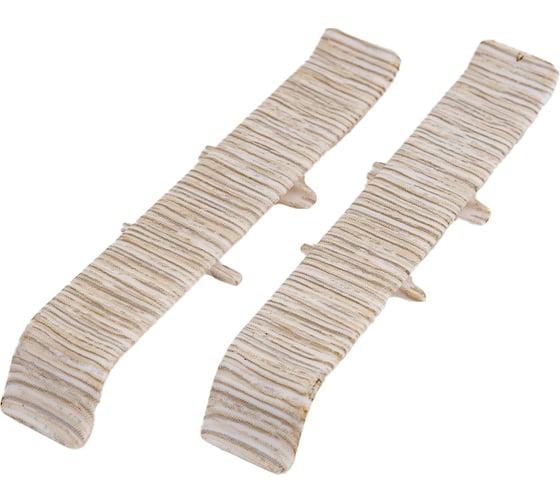 Изображение товара Соединитель для плинтуса DECONIKA (85 мм; 418 Дуб жемчужный; 2 шт.) Д-П85-С-Ф2 418 ДУБ ЖМЧ