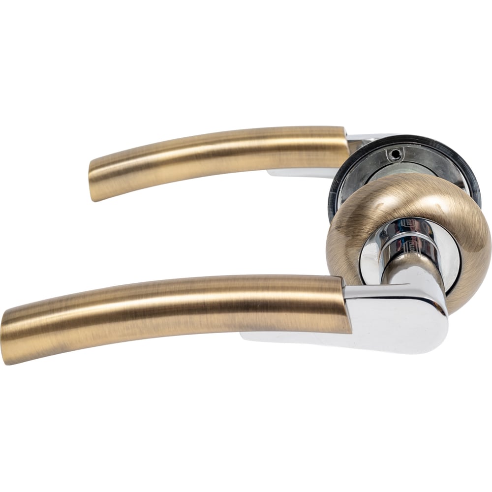 Изображение товара Ручка межкомнатная PALIDORE G PC/BB хром бронза 126 мм дизайн современный