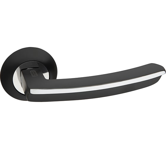 Изображение товара Ручка PALIDORE A-75 GR/PC, черный матовый/хром блестящий 98760684