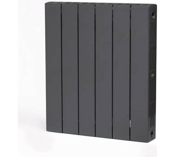 Изображение товара Радиатор биметаллический RIFAR SUPReMO Ventil 500 Титан 06 секц. нижн. лев. R-SU-500-06-VL-TI