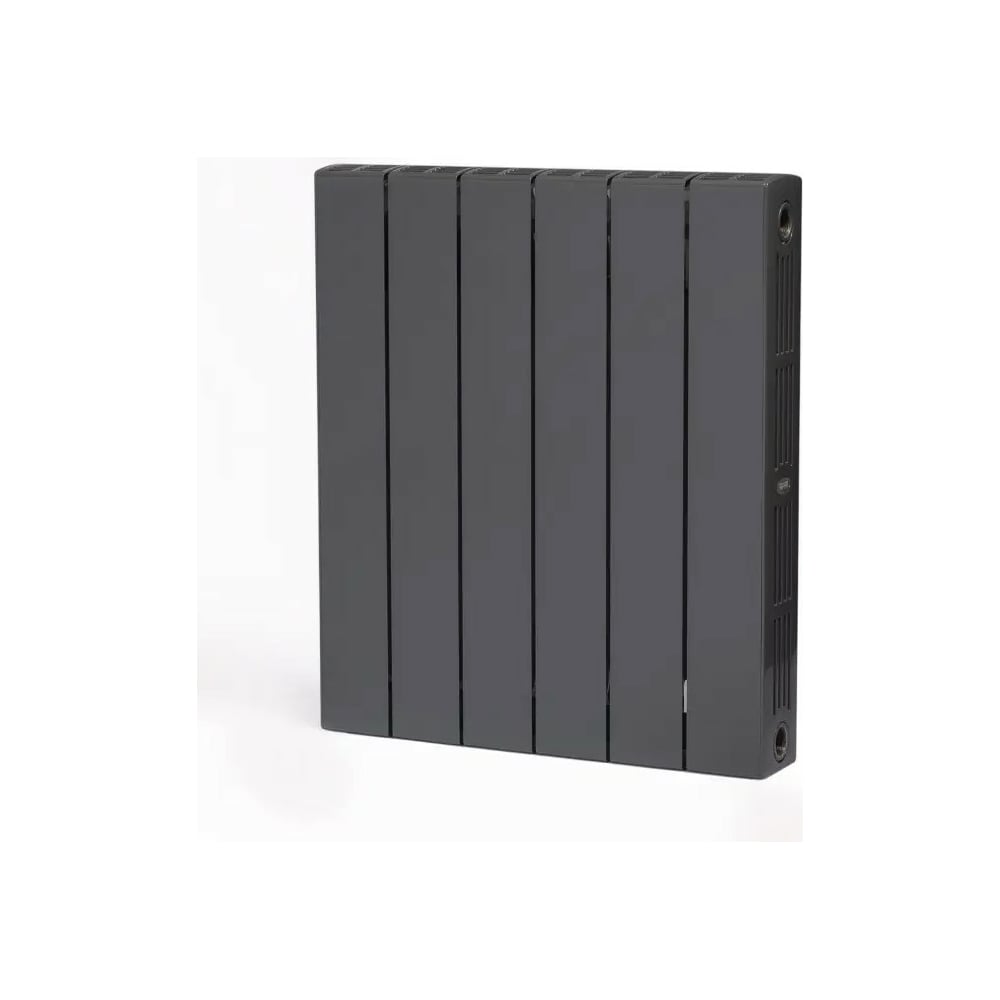 Изображение товара Радиатор биметаллический RIFAR SUPReMO Ventil 500 Титан 06 секц. нижн. прав. R-SU-500-06-VR-TI