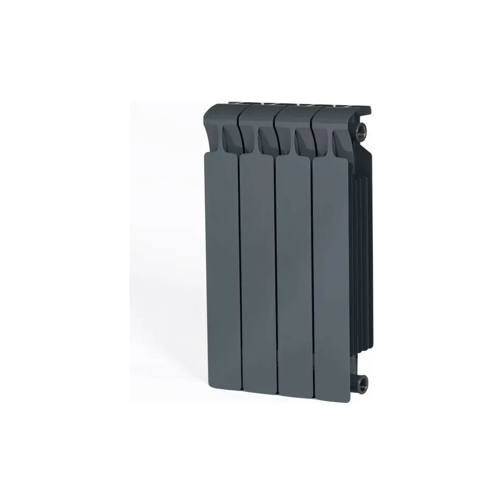 Изображение товара Биметаллический радиатор RIFAR MONOLIT Ventil 500 Титан 4 секции, нижнее левое подключение