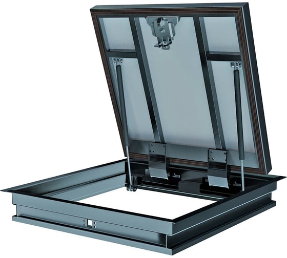 Изображение товара Напольный ревизионный люк Хаммер Бонд с амортизаторами 80x80 см bond88