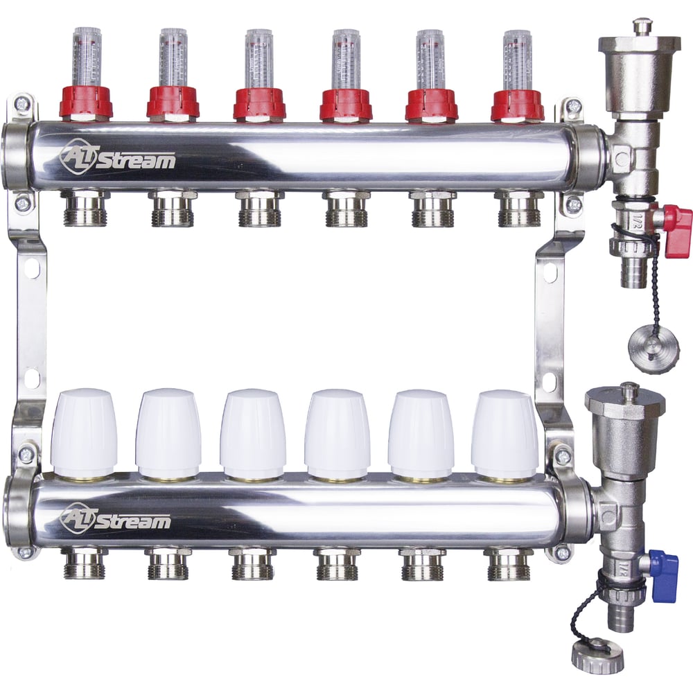 Изображение товара Коллекторная группа из нержавеющей стали Altstream 1"x3/4" 10 выходов