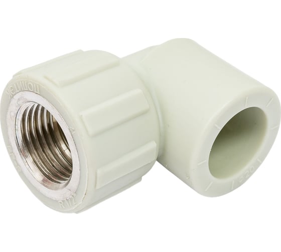 Изображение товара Угольник комбинированный ПОЛИТЭК 20x1/2 внутр. р. PPRC (СЕРЫЕ) 9400002012С