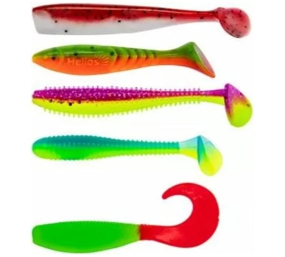 Изображение товара Набор приманок на щуку Helios HS-PL-SET1 Озеро, 5шт, SET#1 298299