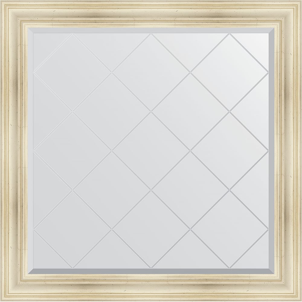 Изображение товара Зеркало EVOFORM с гравировкой в багетной раме 109x109 см