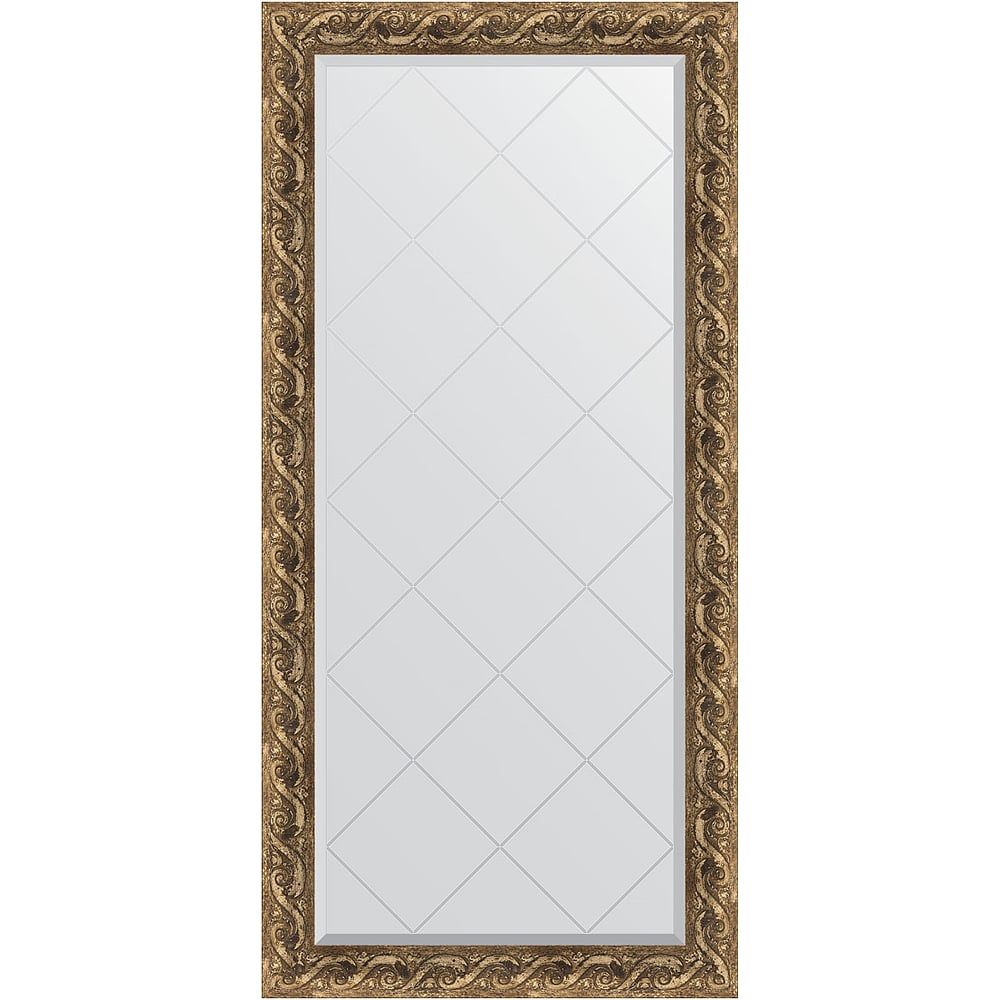 Изображение товара Зеркало EVOFORM с гравировкой в багетной раме 76x158 см