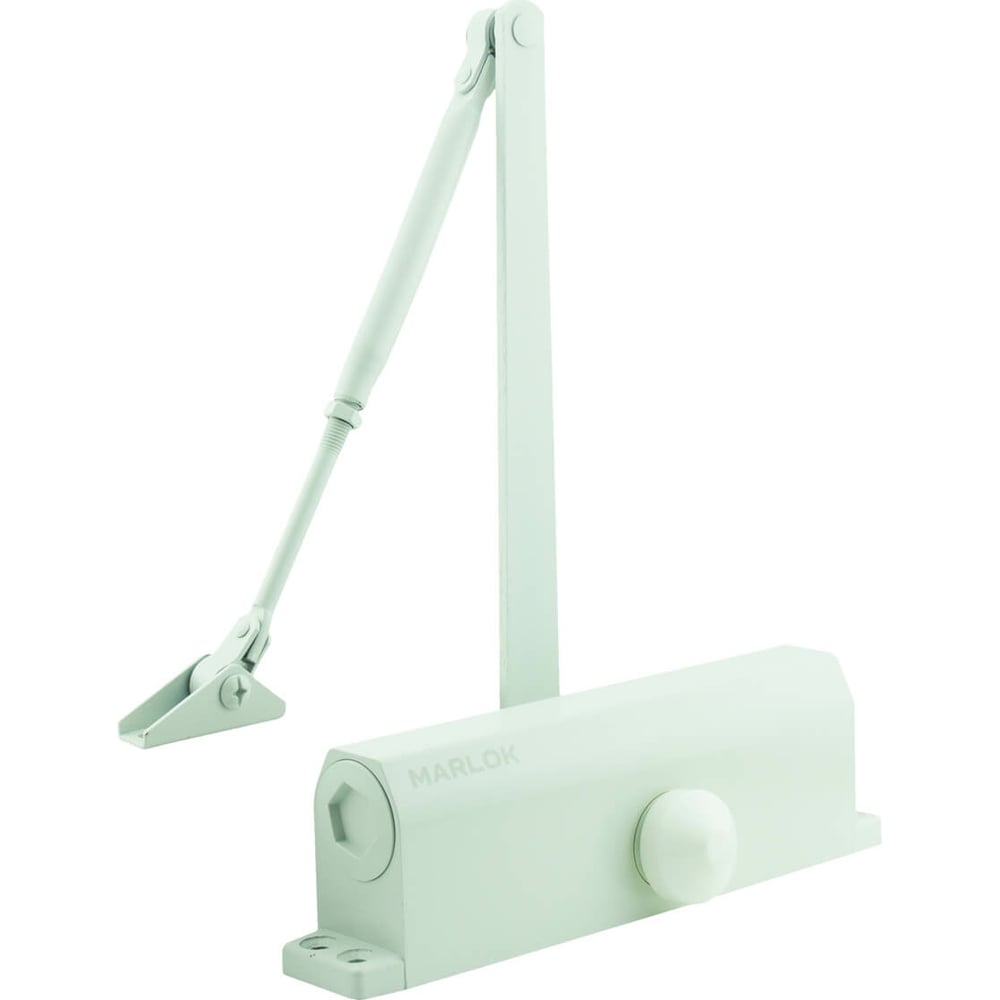 Изображение товара Дверной доводчик Marlok DC-80 белый для тяжелых дверей