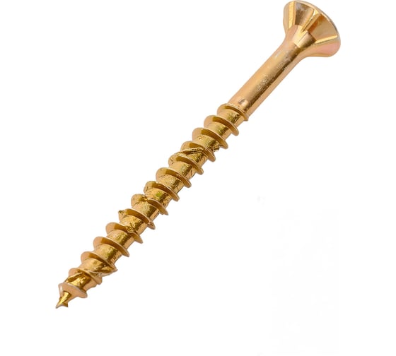 Изображение товара Шуруп для дерева Fischer fpf-sz 4,0x45 yzp, жёлт. цинк, 30 шт. 653948
