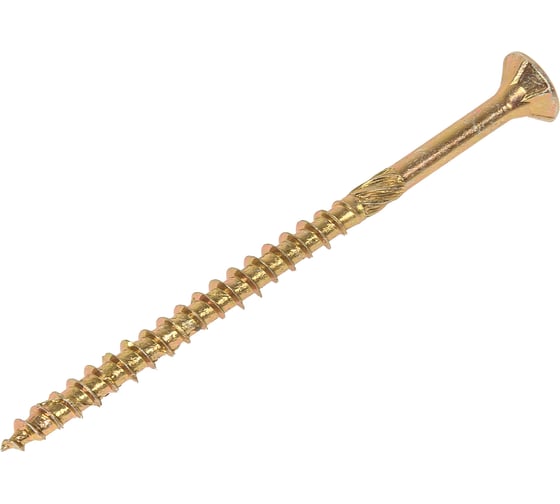 Изображение товара Шуруп для дерева Fischer fpf-sz 5,0x80 yzp, жёлт. цинк, 10 шт. 653972