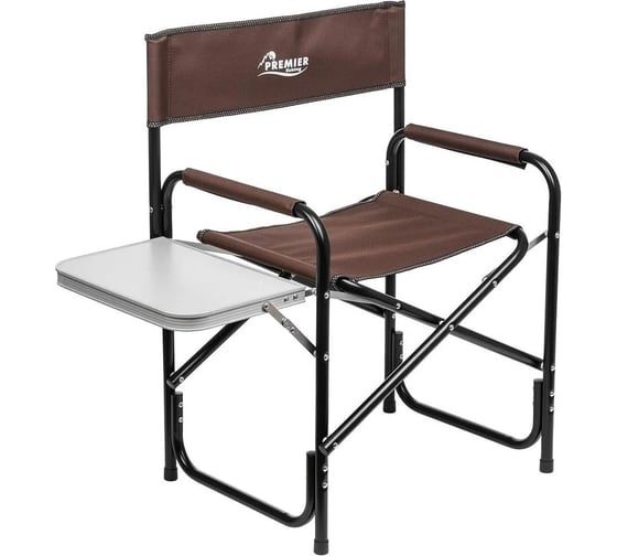 Изображение товара Директорское кресло с откидным столиком Premier fishing T-PR-DC-95100T-BN PREMIER коричневый 309544