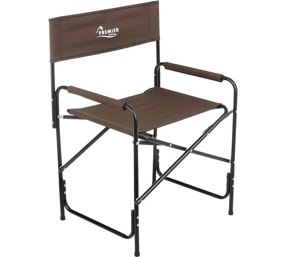 Изображение товара Директорское кресло Premier fishing T-PR-DC-95100-16-BN PREMIER, труба d16, коричневый 331047