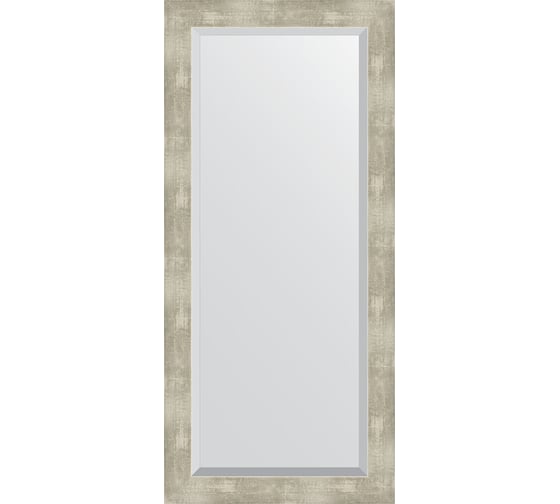 Изображение товара Зеркало EVOFORM с фацетом в багетной раме - алюминий 61 мм (51x111 см) BY 1149