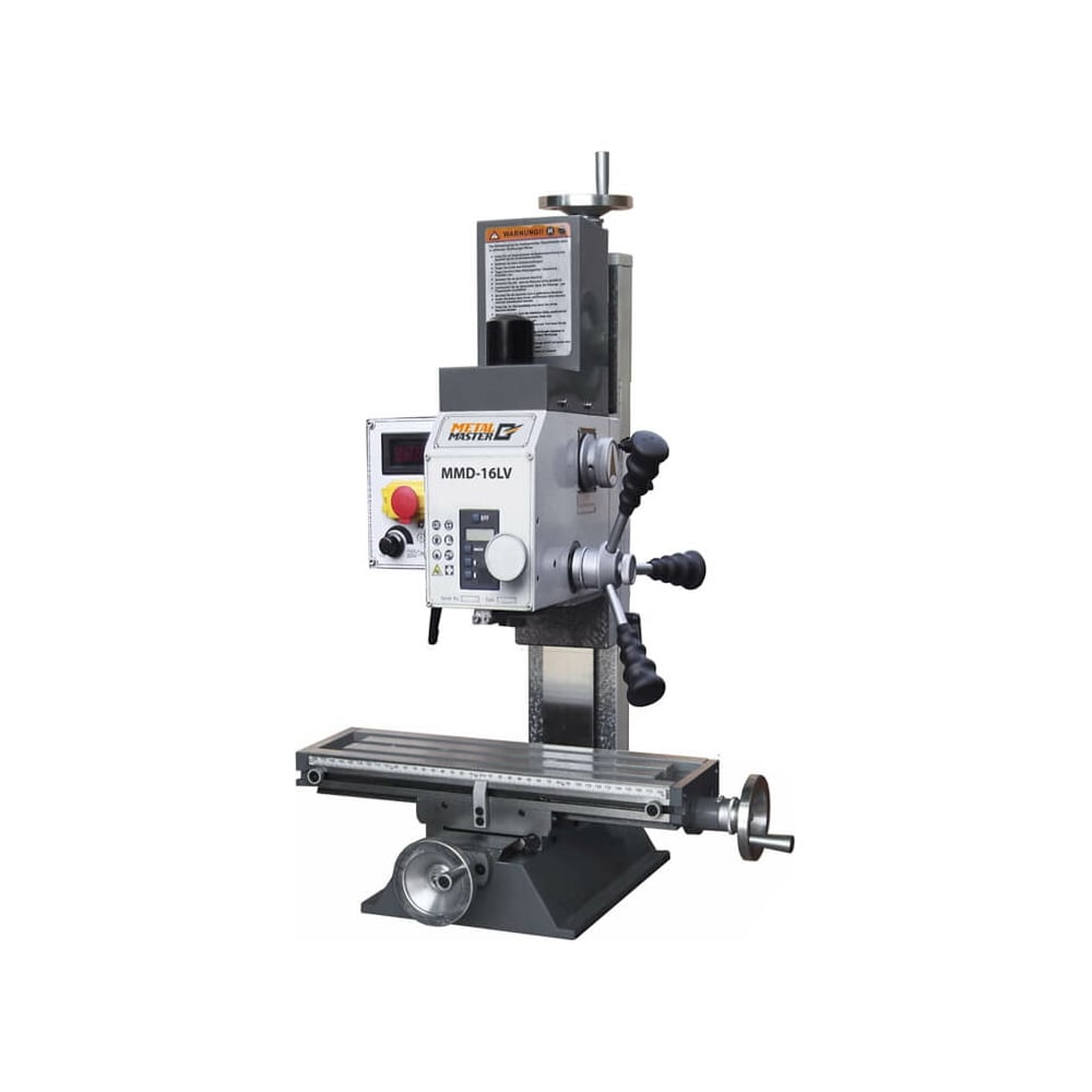 Изображение товара Настольный фрезерный станок METALMASTER MMD-16LV MG 19927 мощность 500 Вт диаметр сверла 16 мм