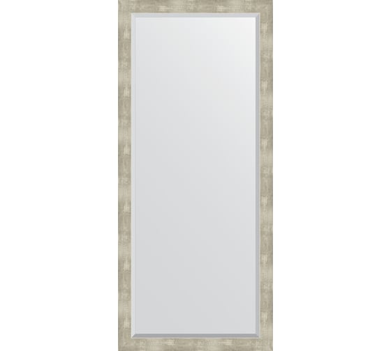 Изображение товара Зеркало EVOFORM с фацетом в багетной раме - алюминий 61 мм (71x161 см) BY 1209