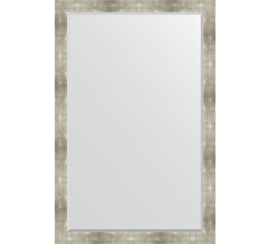 Изображение товара Зеркало EVOFORM с фацетом в багетной раме - алюминий 90 мм (116x176 см) BY 1220