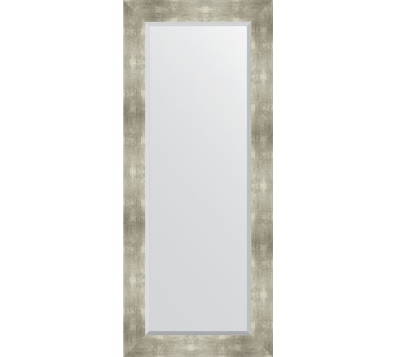 Изображение товара Зеркало EVOFORM с фацетом в багетной раме - алюминий 90 мм (61x146 см) BY 1170