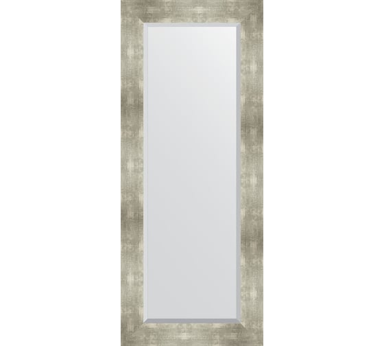 Изображение товара Зеркало EVOFORM с фацетом в багетной раме - алюминий 90 мм (56x136 см) BY 1160