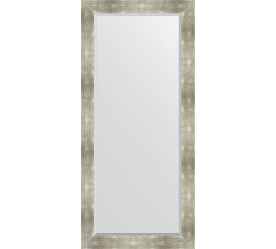 Изображение товара Зеркало EVOFORM с фацетом в багетной раме - алюминий 90 мм (76x166 см) BY 1210