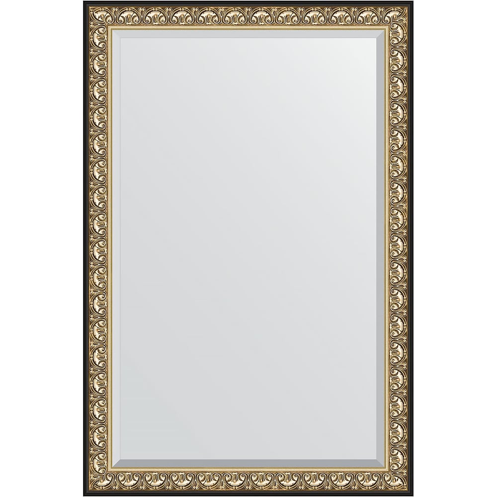 Изображение товара Зеркало EVOFORM с фацетом и багетной рамой барокко золото 120x180 см