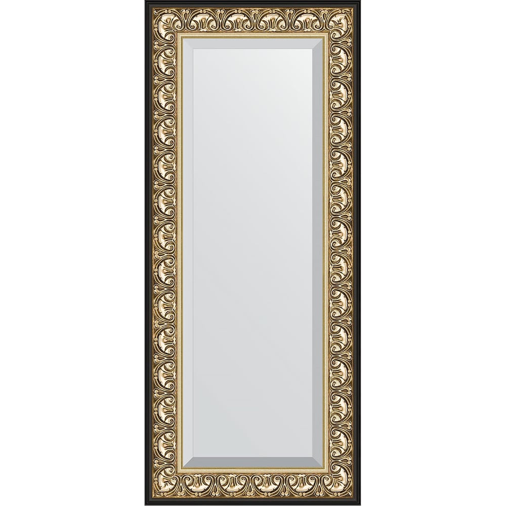 Изображение товара Зеркало EVOFORM с фацетом в багетной раме барокко золото 60x140 см