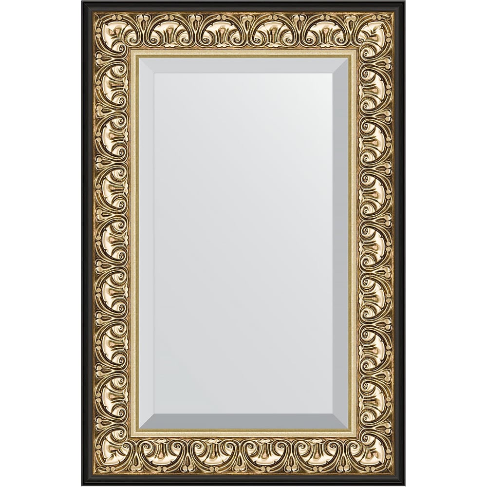 Изображение товара Зеркало EVOFORM с фацетом в багетной раме - барокко золото 60x90 см