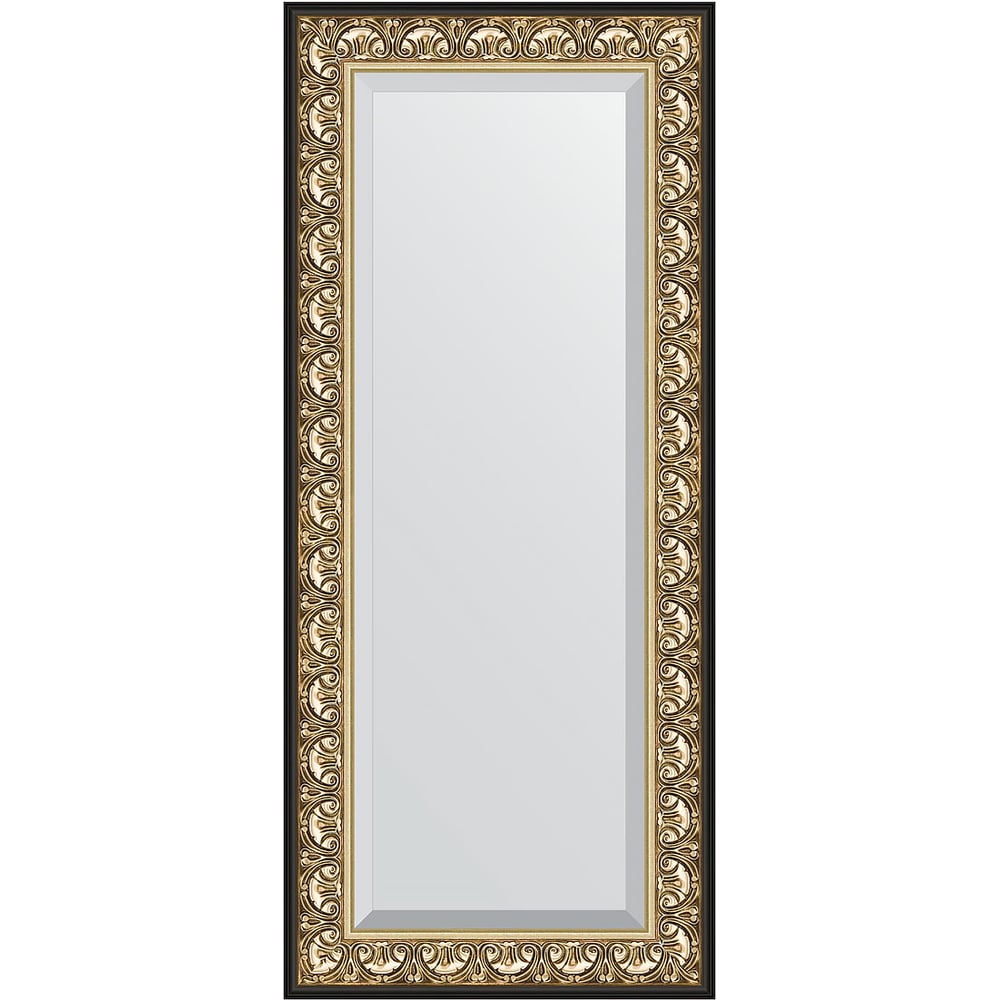 Изображение товара Зеркало EVOFORM с фацетом и рамой барокко золото 65x150 см