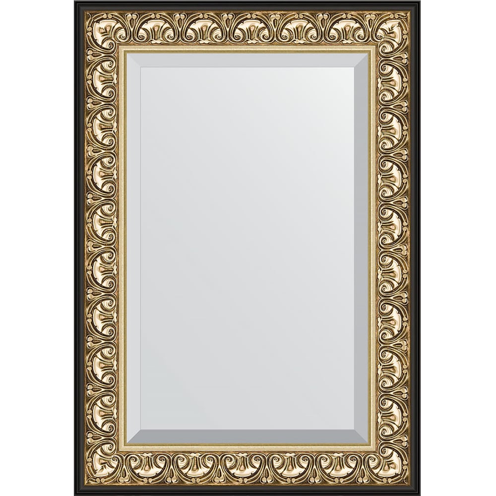 Изображение товара Зеркало EVOFORM с фацетом в багетной раме барокко золото 70x100 см BY 1281