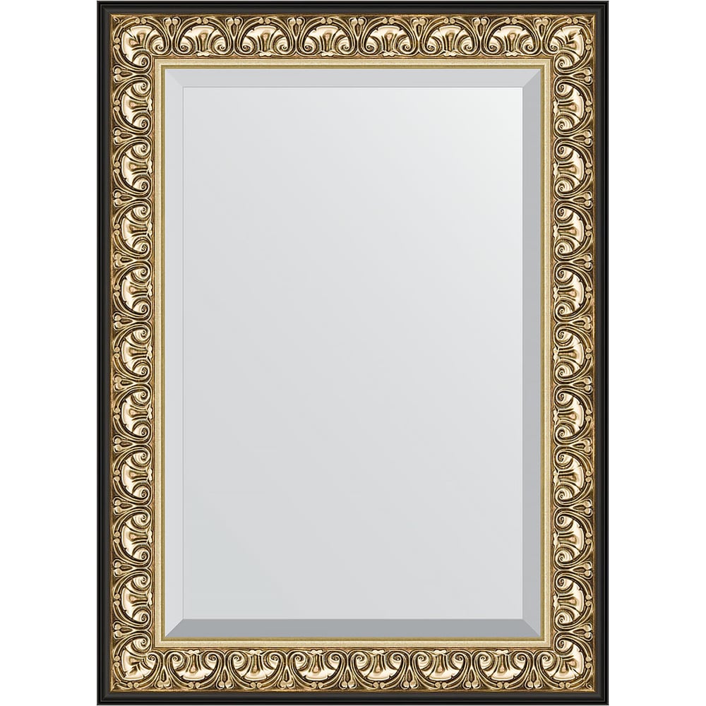 Изображение товара Зеркало EVOFORM с фацетом в багетной раме барокко золото 80x110 см BY 1301