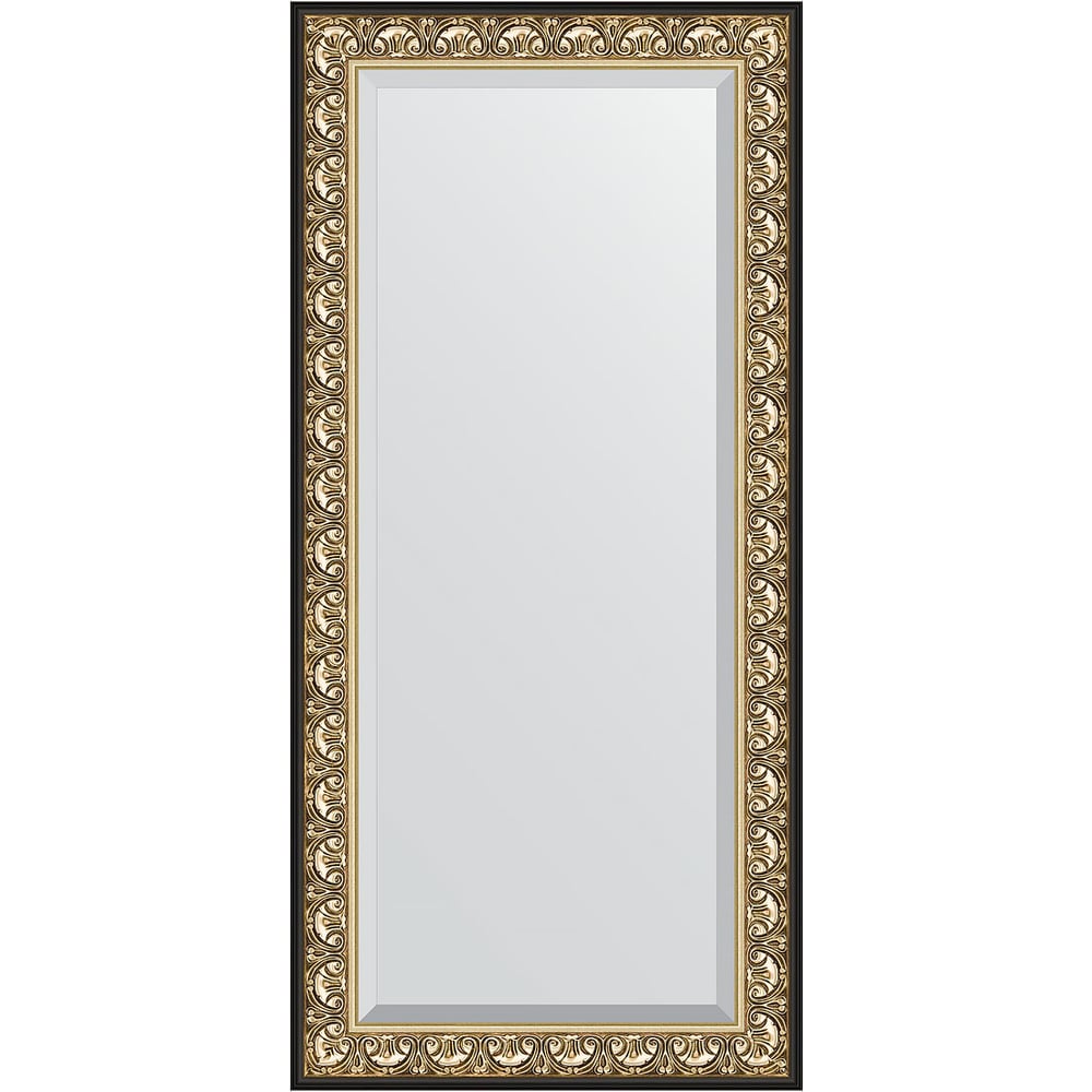 Изображение товара Зеркало EVOFORM с фацетом в багетной раме барокко золото 80x170 см BY 1311