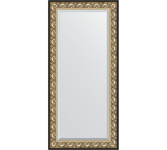Изображение товара Зеркало EVOFORM с фацетом в багетной раме - барокко золото 106 мм (80x170 см) BY 1311