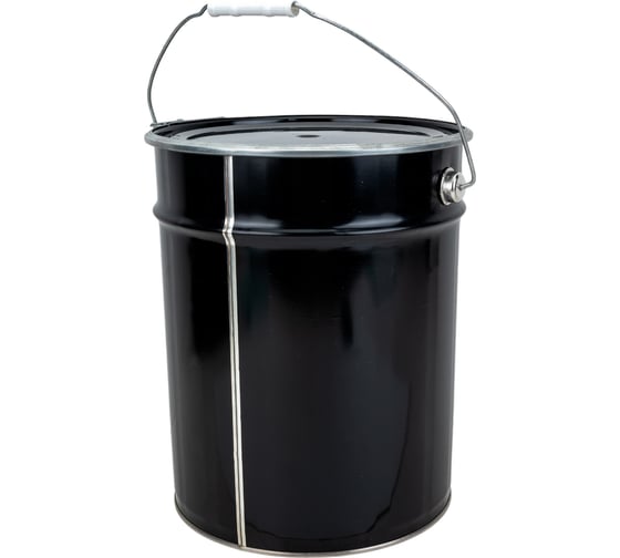 Изображение товара Ведро Тара.ру металл, 20 л, крышка-обруч, чёрное 27192
