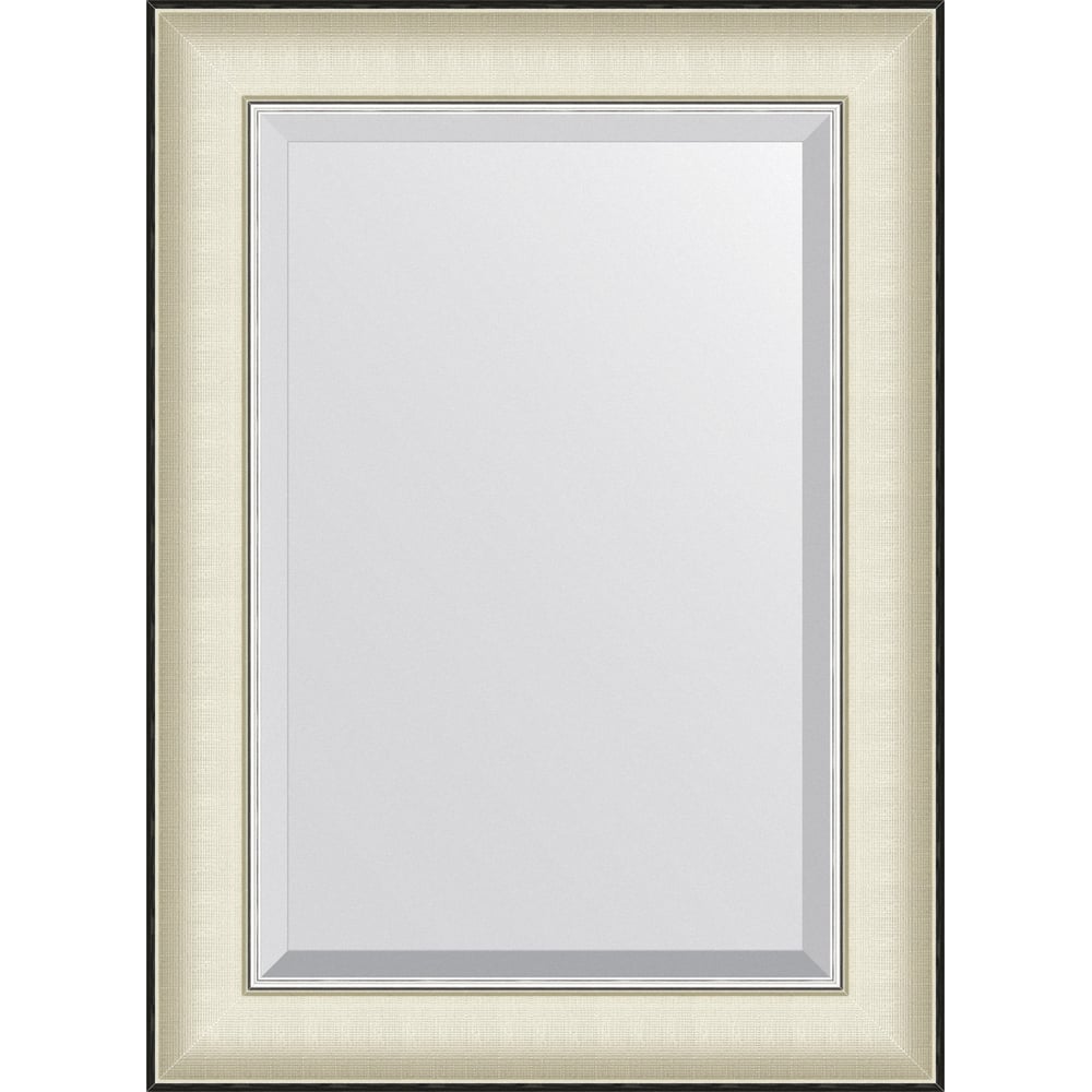 Изображение товара Зеркало EVOFORM в багетной раме 54x74 см белая кожа хром BY 7449