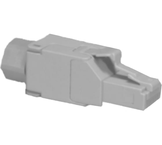 Изображение товара Коннектор NIKOMAX RJ45/8P8C категория 6, 50мкд, универсальный, самозажимной, неэкранированный, серый NMC-RJ88UE2-NT-GY