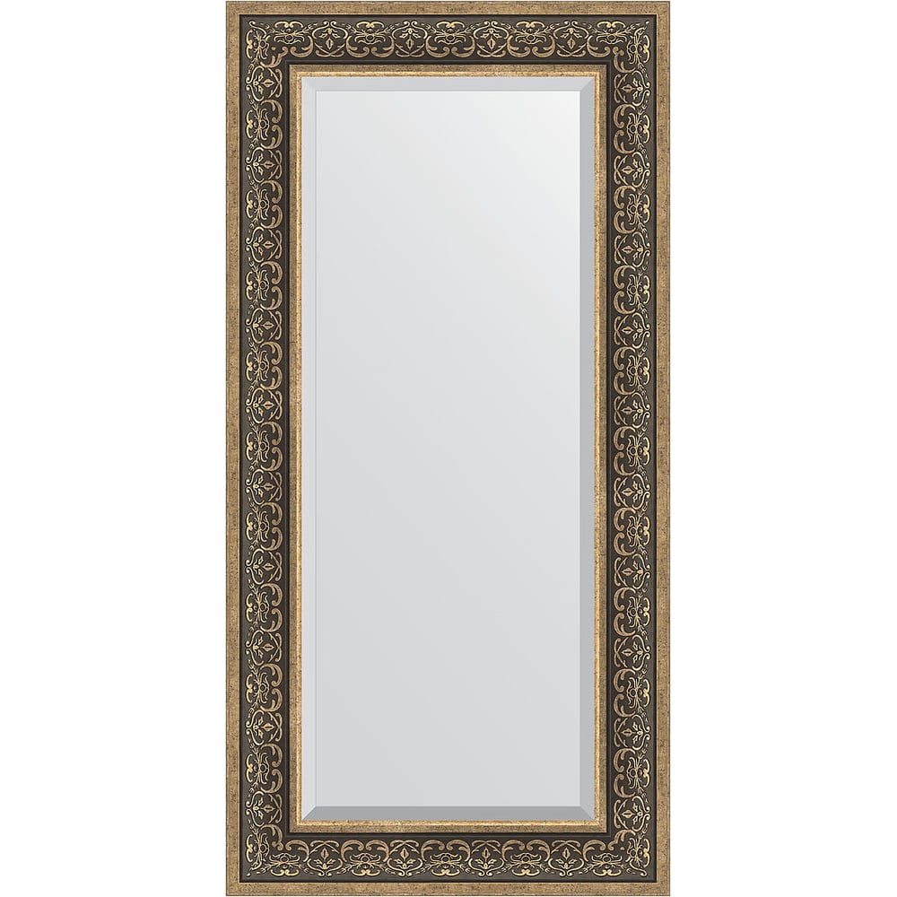 Изображение товара Зеркало EVOFORM с фацетом в багетной раме серебро 59x119 см