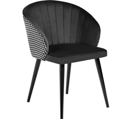 Изображение товара Стул BRADEX paola черный с жаккардом RF 0262