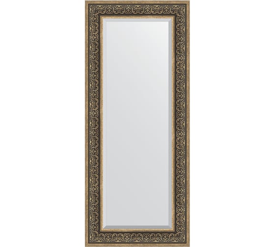 Изображение товара Зеркало EVOFORM с фацетом в багетной раме - вензель серебряный 101 мм (59x139 см) BY 3527