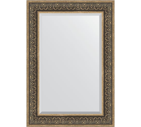 Изображение товара Зеркало EVOFORM с фацетом в багетной раме - вензель серебряный 101 мм (69x99 см) BY 3449