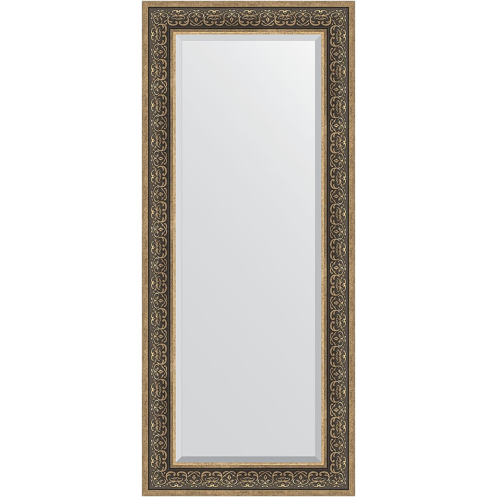 Изображение товара Зеркало EVOFORM в багетной раме с фацетом 64x149 см серебро