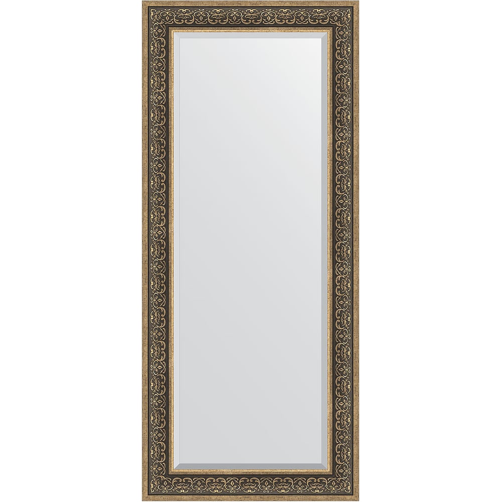 Изображение товара Зеркало EVOFORM с фацетом в багетной раме серебряное 69x159 см настенное