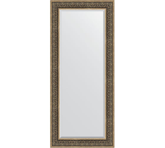 Изображение товара Зеркало EVOFORM с фацетом в багетной раме - вензель серебряный 101 мм (69x159 см) BY 3579