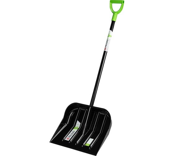 Изображение товара Лопата для уборки снега PALISAD поликарбонат, 460x400x1430 мм, стальной черенок 61644