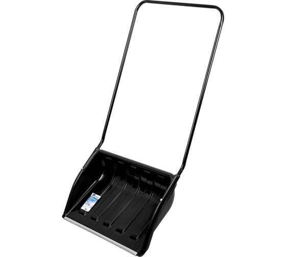 Изображение товара Пластиковый движок для уборки снега СИБРТЕХ 690x470x1420 мм, стальная рукоятка 61642