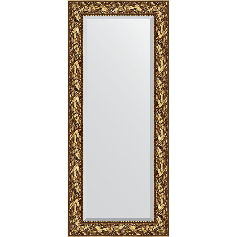 Изображение товара Зеркало EVOFORM с фацетом и багетной рамой - золото 64x149 см