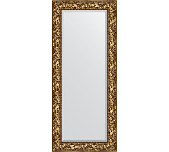 Изображение товара Зеркало EVOFORM с фацетом в багетной раме - византия золото 99 мм (64x149 см) BY 3545