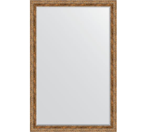 Изображение товара Зеркало EVOFORM с фацетом в багетной раме - виньетка античная бронза 85 мм (115x175 см) BY 3618