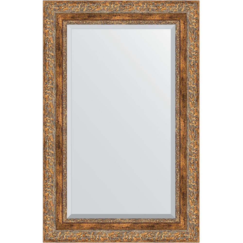 Изображение товара Зеркало EVOFORM с фацетом и бронзовой рамой 55x85 см настенное стильное