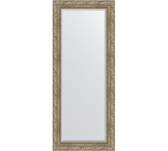 Изображение товара Зеркало EVOFORM с фацетом в багетной раме - виньетка античное серебро 85 мм (60x145 см) BY 3539